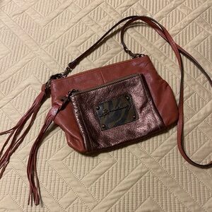 B. MAKOWSKY genuine leather crossbody